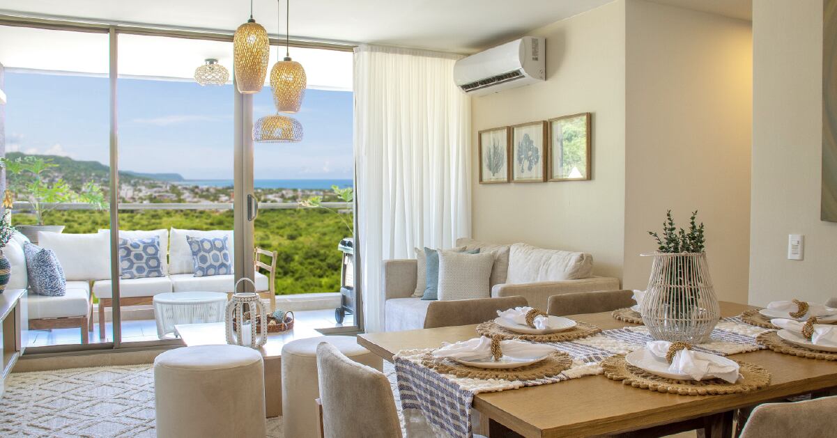 Mirador del Puerto combina confort, diseño y ubicación privilegiada cerca al mar, y sus apartamentos vienen de dos y tres habitaciones con amplios balcones.