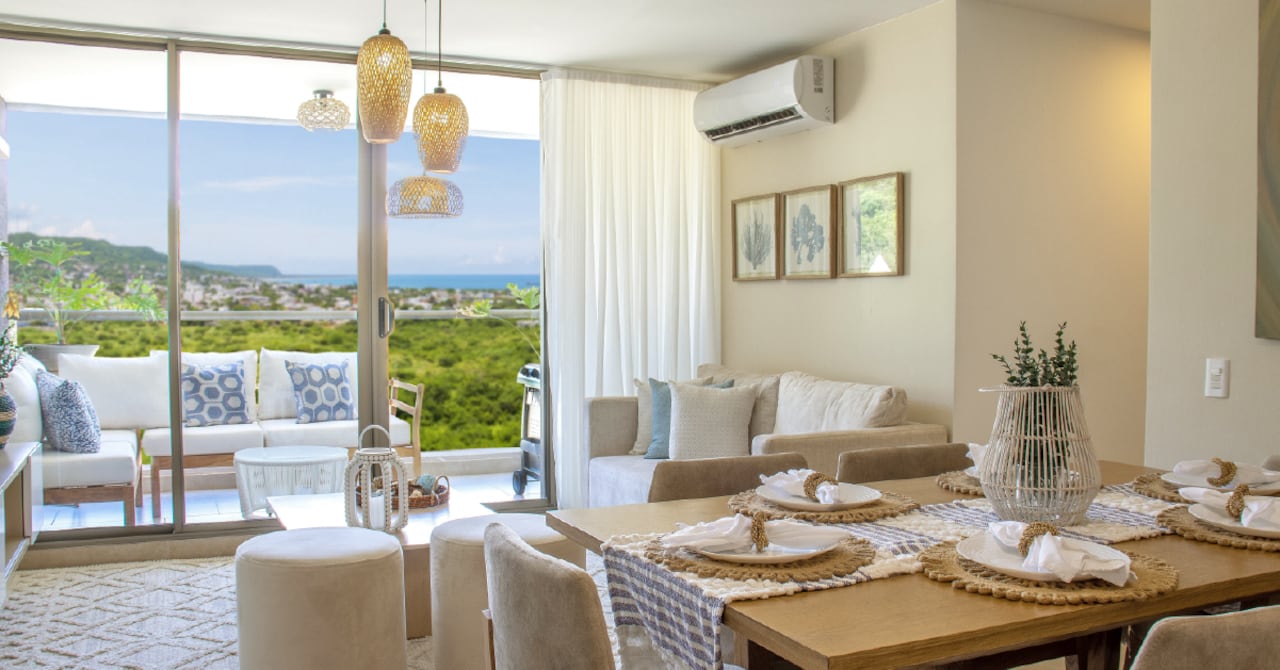 Mirador del Puerto combina confort, diseño y ubicación privilegiada cerca al mar, y sus apartamentos vienen de dos y tres habitaciones con amplios balcones.