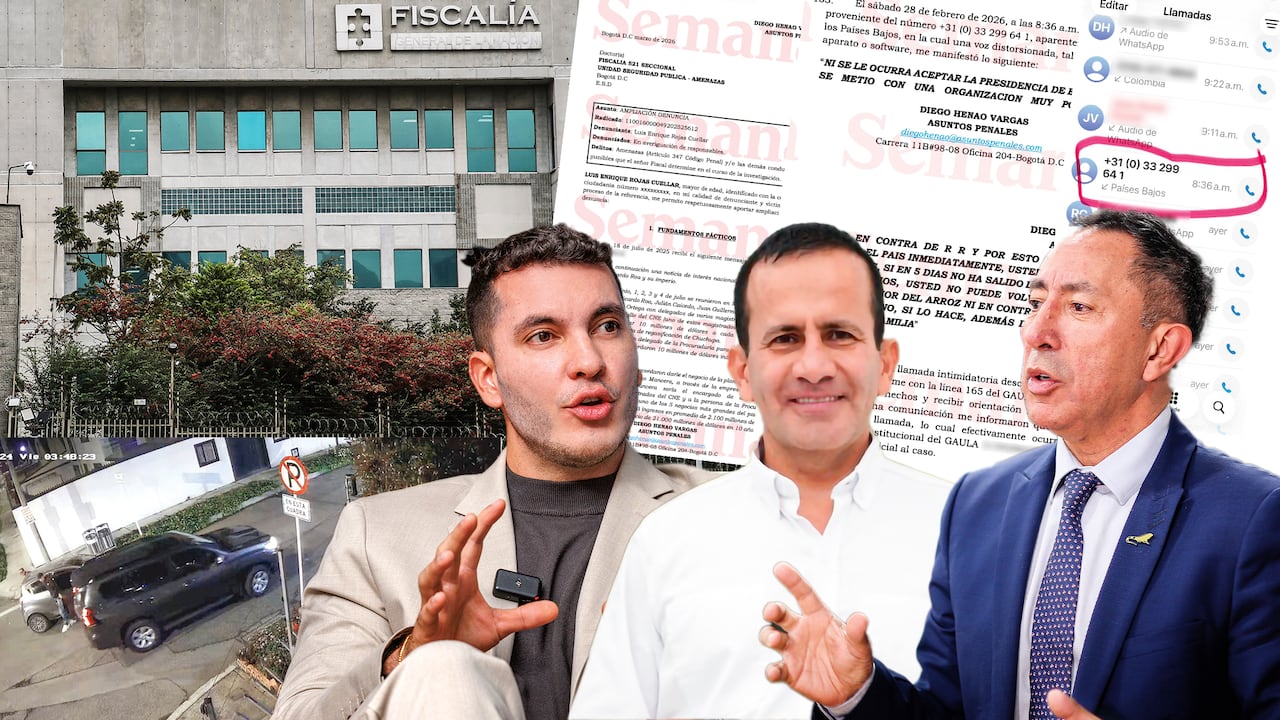 Julián Caicedo, pareja de Ricardo Roa; Luis Enrique Rojas, expresidente de Hocol y Ricardo Roa, presidente de Ecopetrol.