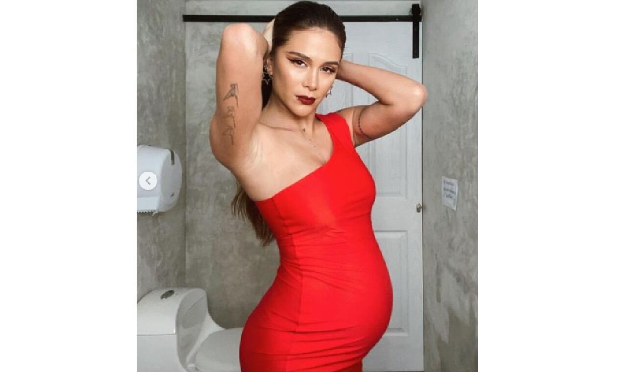 Greeicy sorprendió a sus seguidores con esta imagen, en la que luce embarazada de nuevo.