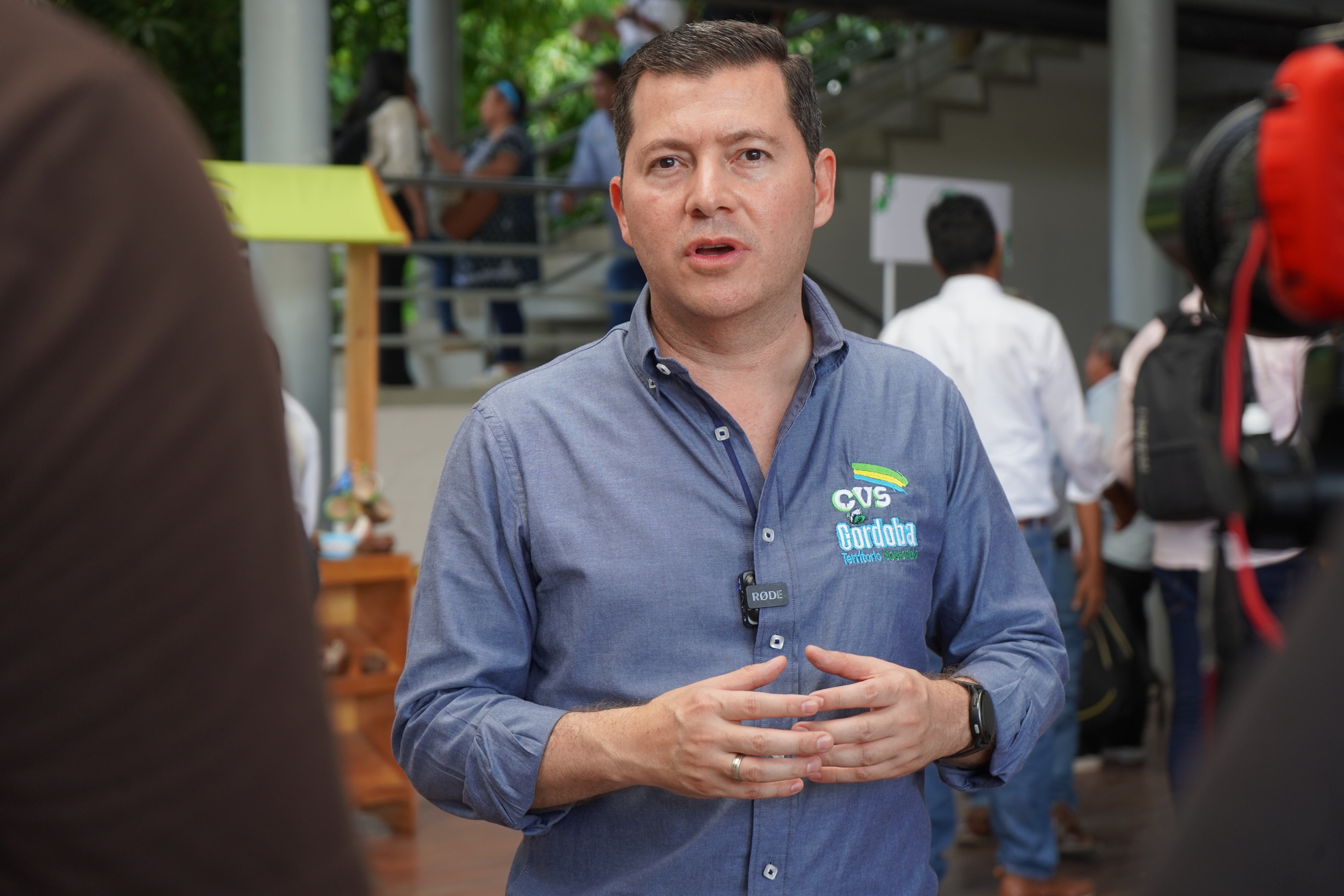 Orlando Medina Marsiglia, rirector de la Corporación Autónoma Regional de los Valles del Sinú y del San Jorge (CVS).