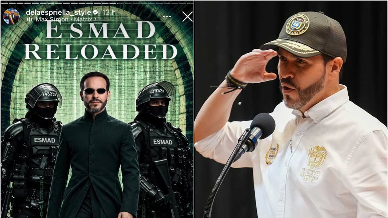 Inusual publicación de Abelardo De La Espriella tras las marchas del miércoles 14 de octubre: “Esmad Reloaded”