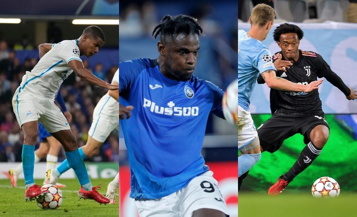 Barrios, Zapata y Cuadrado en la primera jornada de Champions