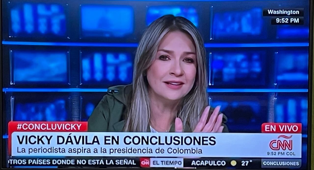 Vicky Dávila en CNN