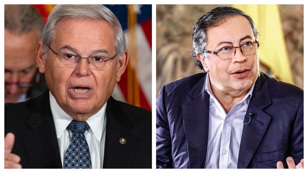 El senador Bob Menéndez cuestionó al presidente Gustavo Petro.