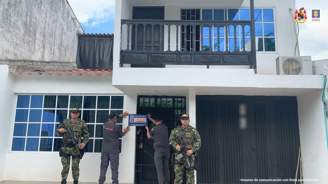 En operativo de la Fiscalía realizan extinción de dominio a 184 bienes