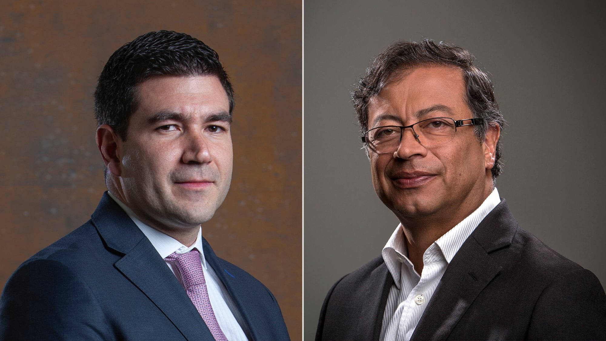 Juan Carlos Wills y Gustavo Petro