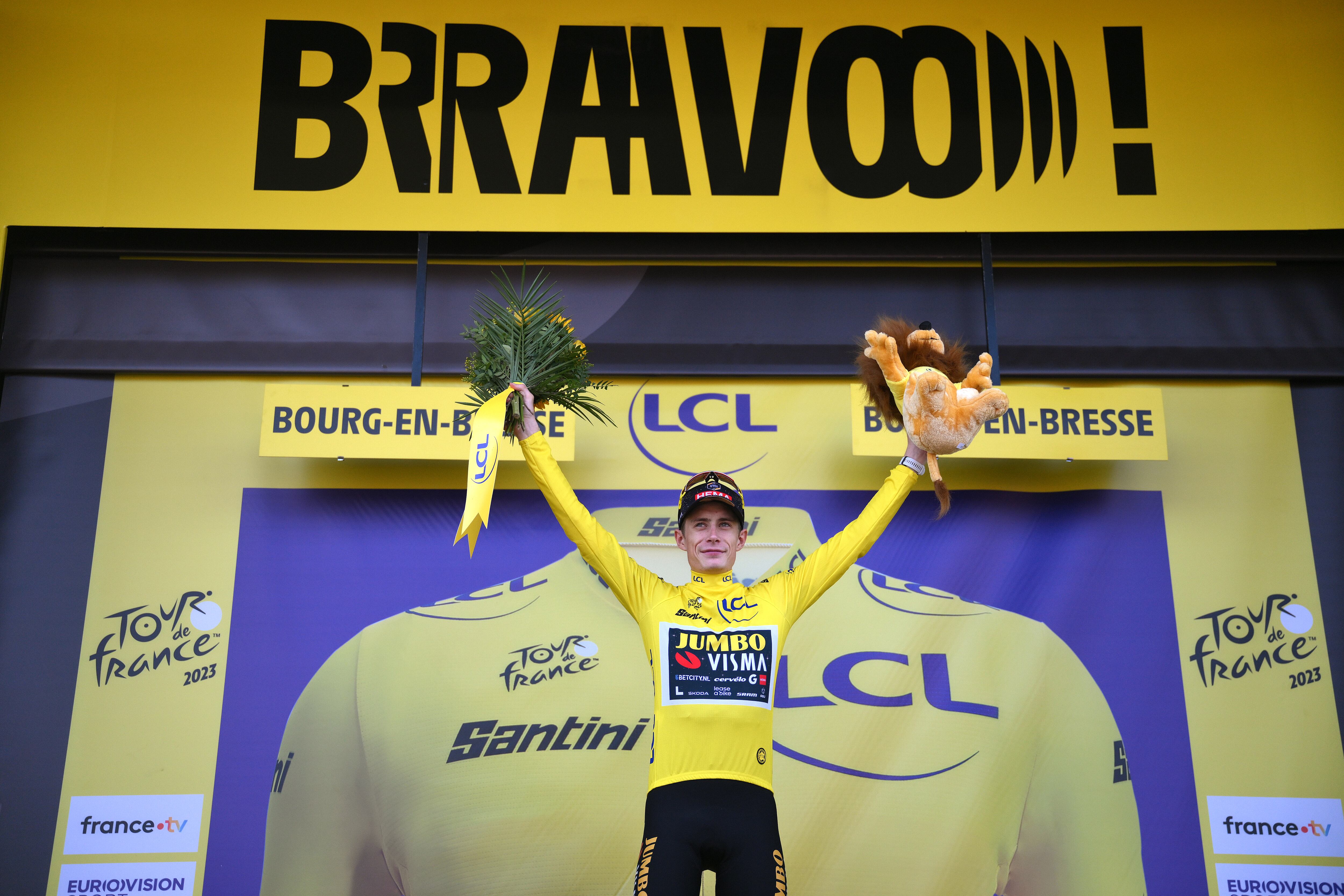 Jonas Vingegaard, líder absoluto del Tour de Francia