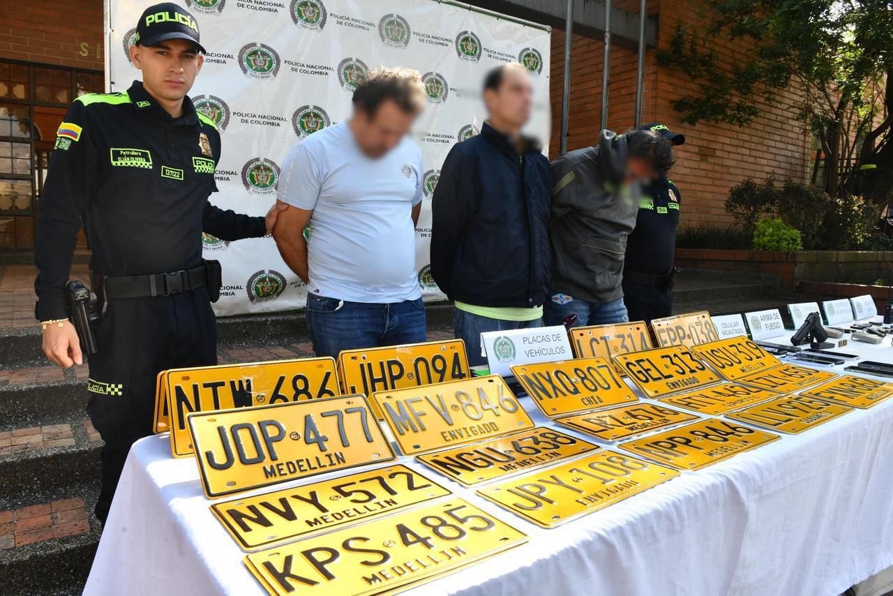 Así operaban ‘Los lisos’ la banda que especializada en el robo de vehiculos en Medellin