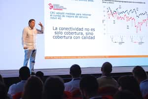 Ministro de las TIC Mauricio Lizcano en Andicom.