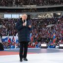 Vladimir Putin durante su intervención. (Photo by Ramil SITDIKOV / POOL / AFP)