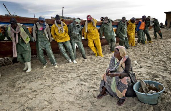 "Pescado para todos" es el nombre del proyecto que financia la cooperación española en Mauritania para dotar al interior desértico de España. (EFE)
