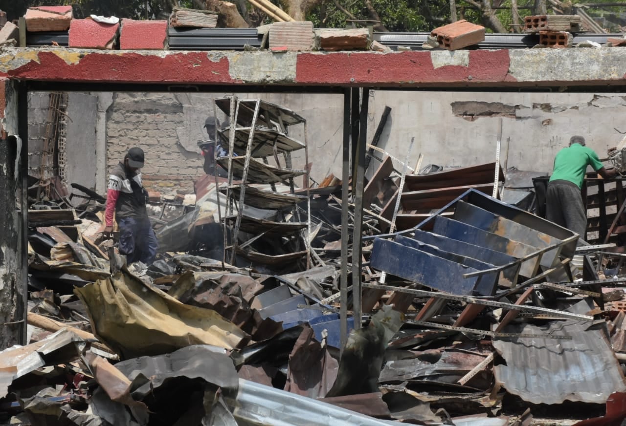 Atentado terrorista en Timba Cauca