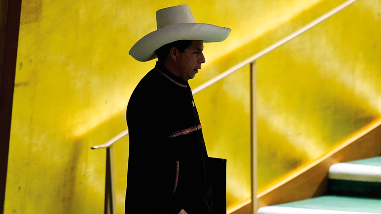 Pedro Castillo, presidente de Perú.