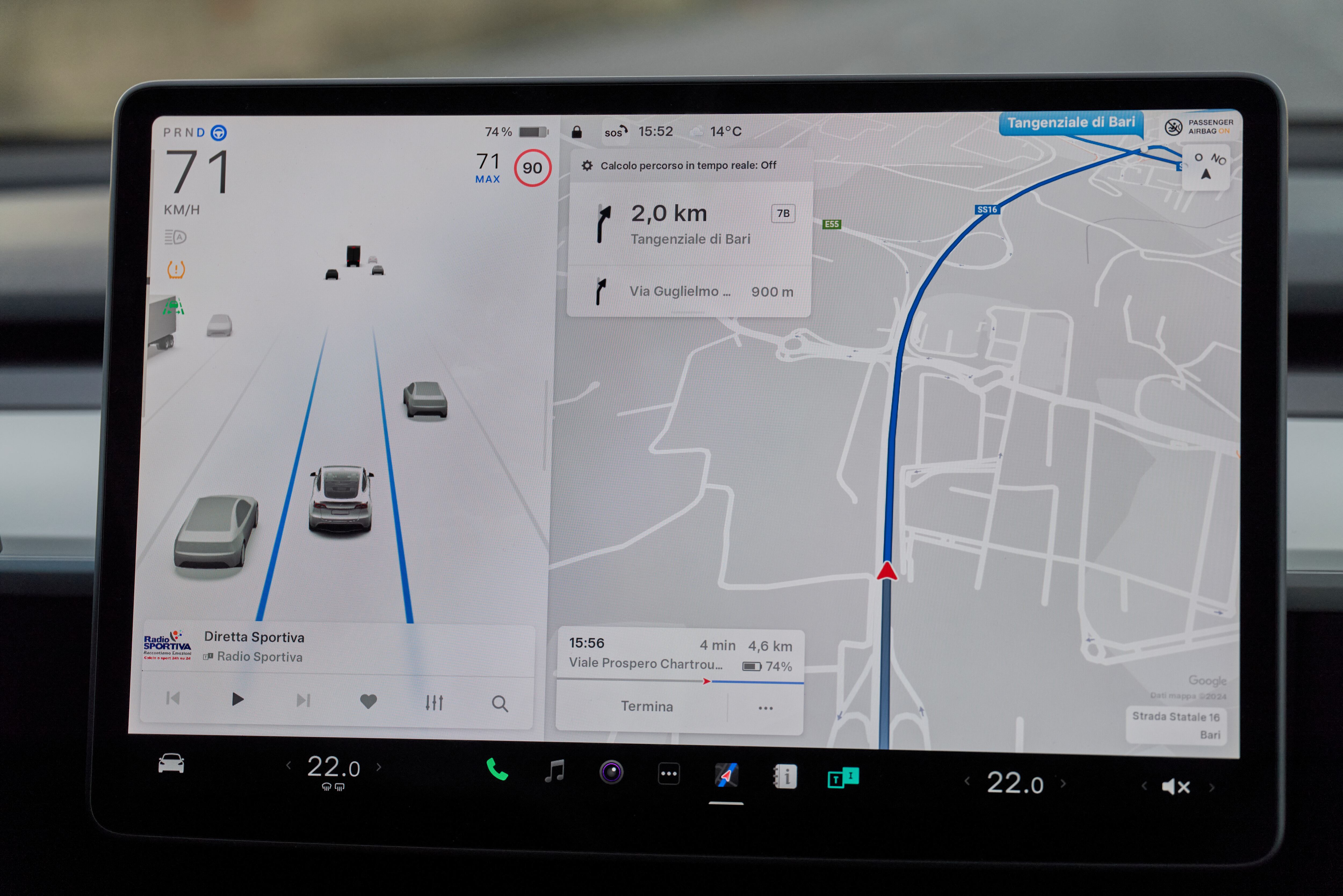 Los ADAS incluyen radares que detectan la presencia de vehículos en los diferentes ángulos del vehículo.