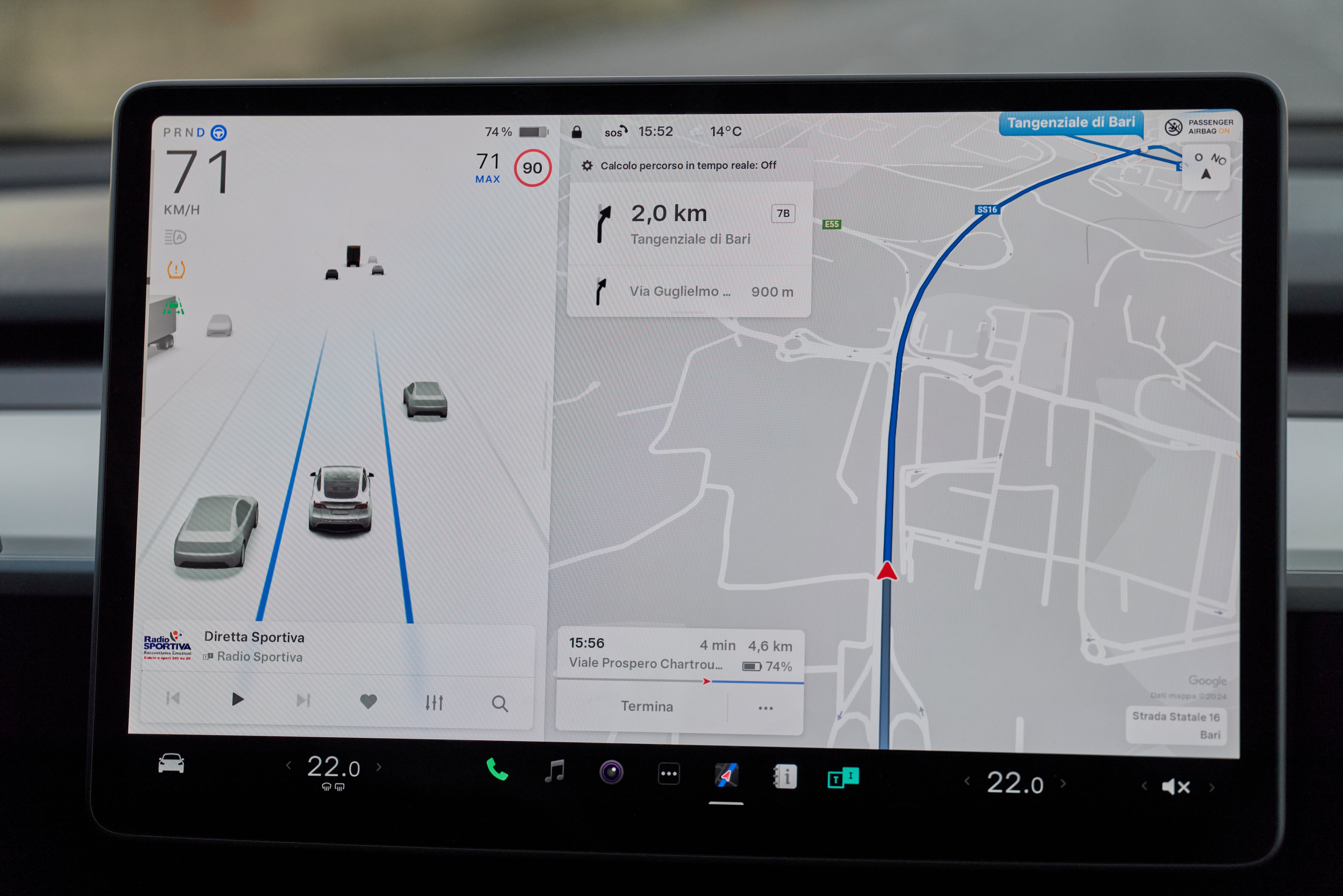 Los ADAS incluyen radares que detectan la presencia de vehículos en los diferentes ángulos del vehículo.
