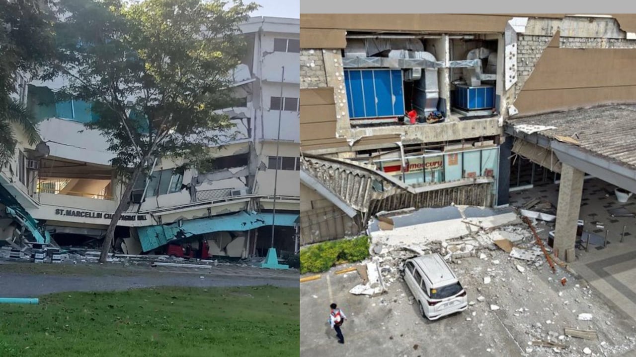 Varias estructuras en el sur de Filipinas resultaron afectadas luego del terremoto de magnitud 7,8 que sacudió la región de Mindanao y activó alertas de tsunami.