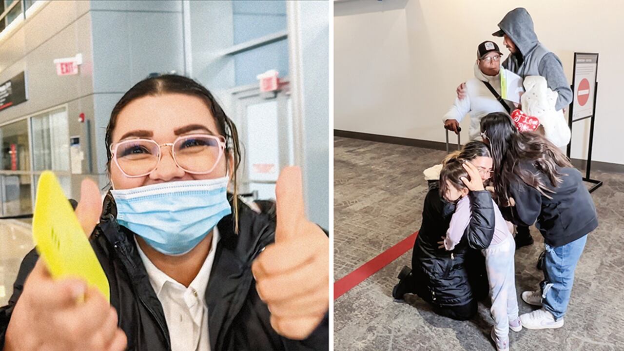 Gloria Camargo llegó la semana pasada a Estados Unidos para reunirse con Paula Durán