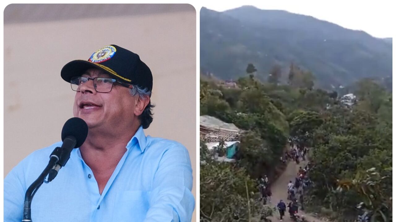 El presidente Gustavo Petro se pronunció por el ataque a la Minga indígena en el Cauca.