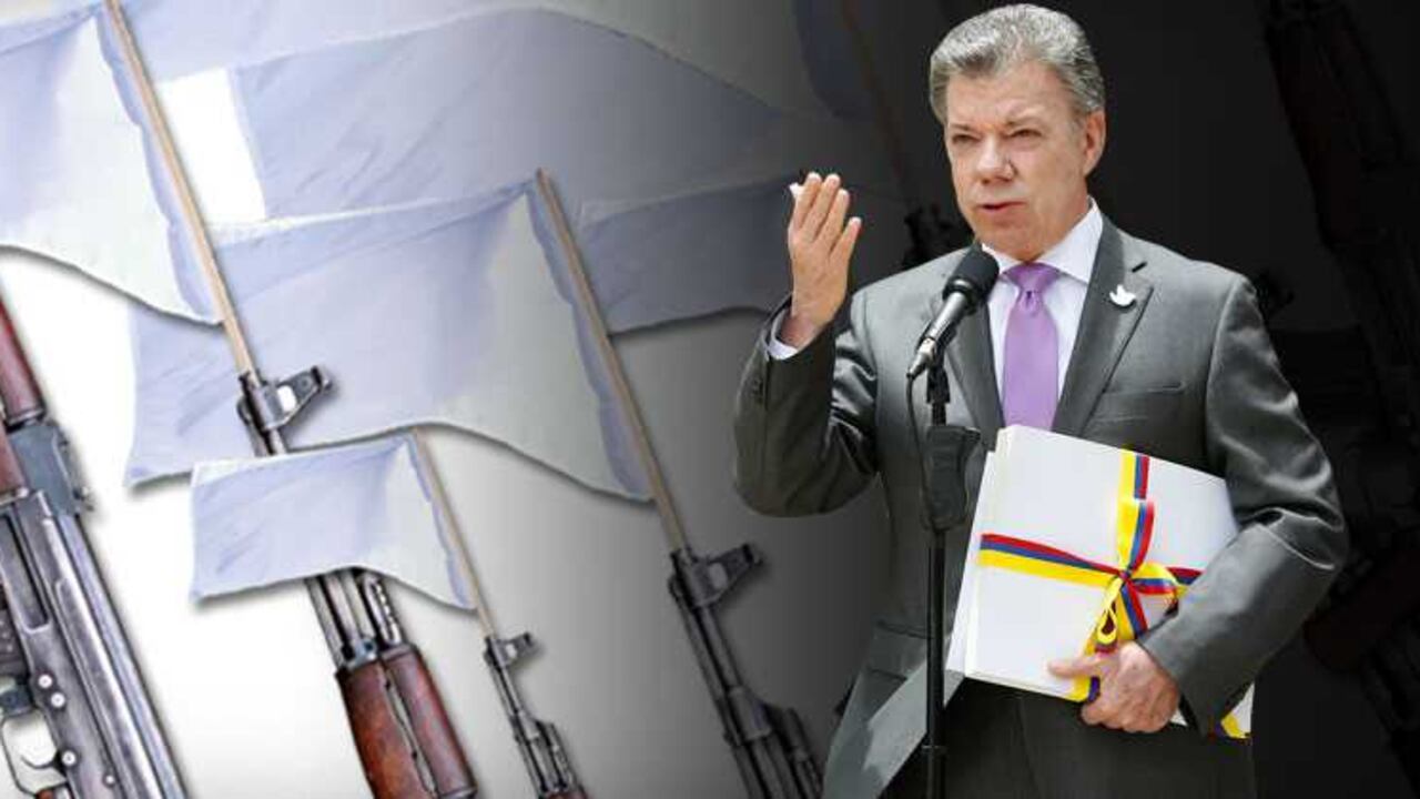 A partir de las cero horas del próximo lunes 29 de agosto empezará el cese al fuego con las FARC.