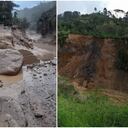 Tragedia en el Huila. Imágenes compartidas por Edilson Quintero, de la Junta de la vereda afectada.