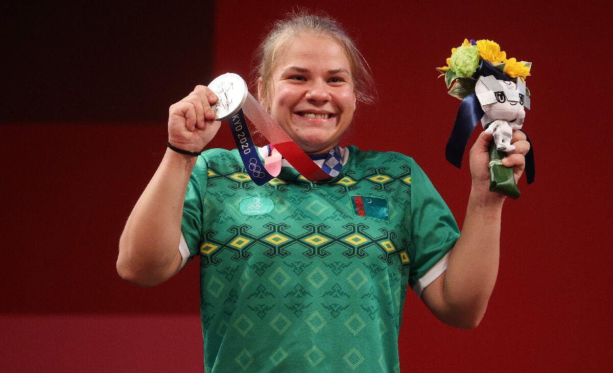 Polina Guryeva, pesista de Turkmenistán