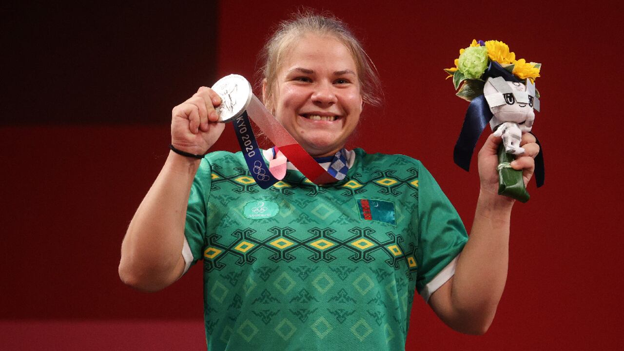 Polina Guryeva, pesista de Turkmenistán