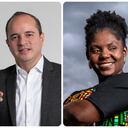 Paola Holguín, Juan Espinal y Francia Márquez.