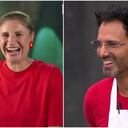 Vicky Berrio y Alejandro Estrada en MasterChef Celebrity