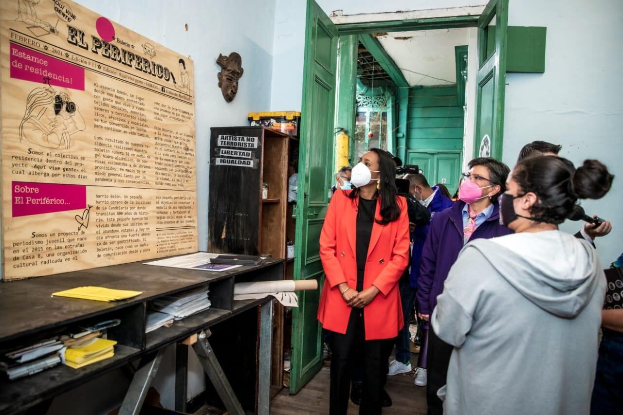 La alcaldesa de Bogotá, Claudia López, y la ministra de Cultura, Angélica Mayolo Obregón, destacan que la cultura y el patrimonio se conviertan en ejes determinantes del ordenamiento territorial.