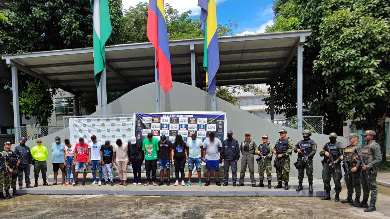 Autoridades desmantelan falso cartel mexicano que sembraba el terror en Chocó.