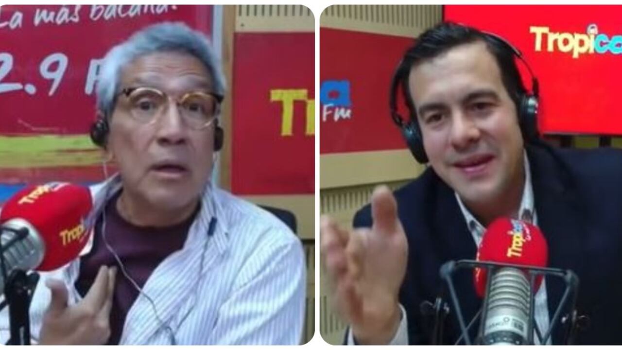 Jairo Pulgarín y Rodrigo Lara tuvieron un enfrentamiento en medio de una entrevista en Tropicana.