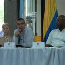 El Ministro de Transporte, William Camargo, se reunión con la Gobernadora del Valle, Dilian Francisca Toro, y los alcaldes del departamento. Foto: Mintraporte.