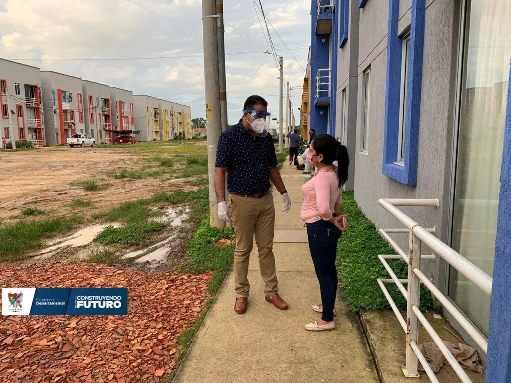 Autoridades departamentales hacían seguimiento y control de habitabilidad de los apartamentos Laureles I