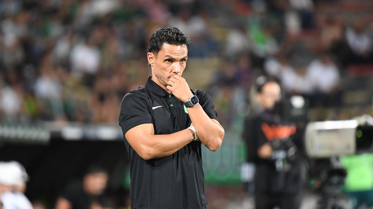 Lucas González, director técnico de Atlético Nacional
