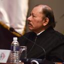 Nicaraguan President Daniel Ortega attends the XX Summit of the Bolivarian Alliance for the Peoples of Our America-People's Trade Agreement (ALBA-TCP), at the Palace of the Revolution in Havana on December 14, 2021. (Photo by Adalberto ROQUE / POOL / AFP)