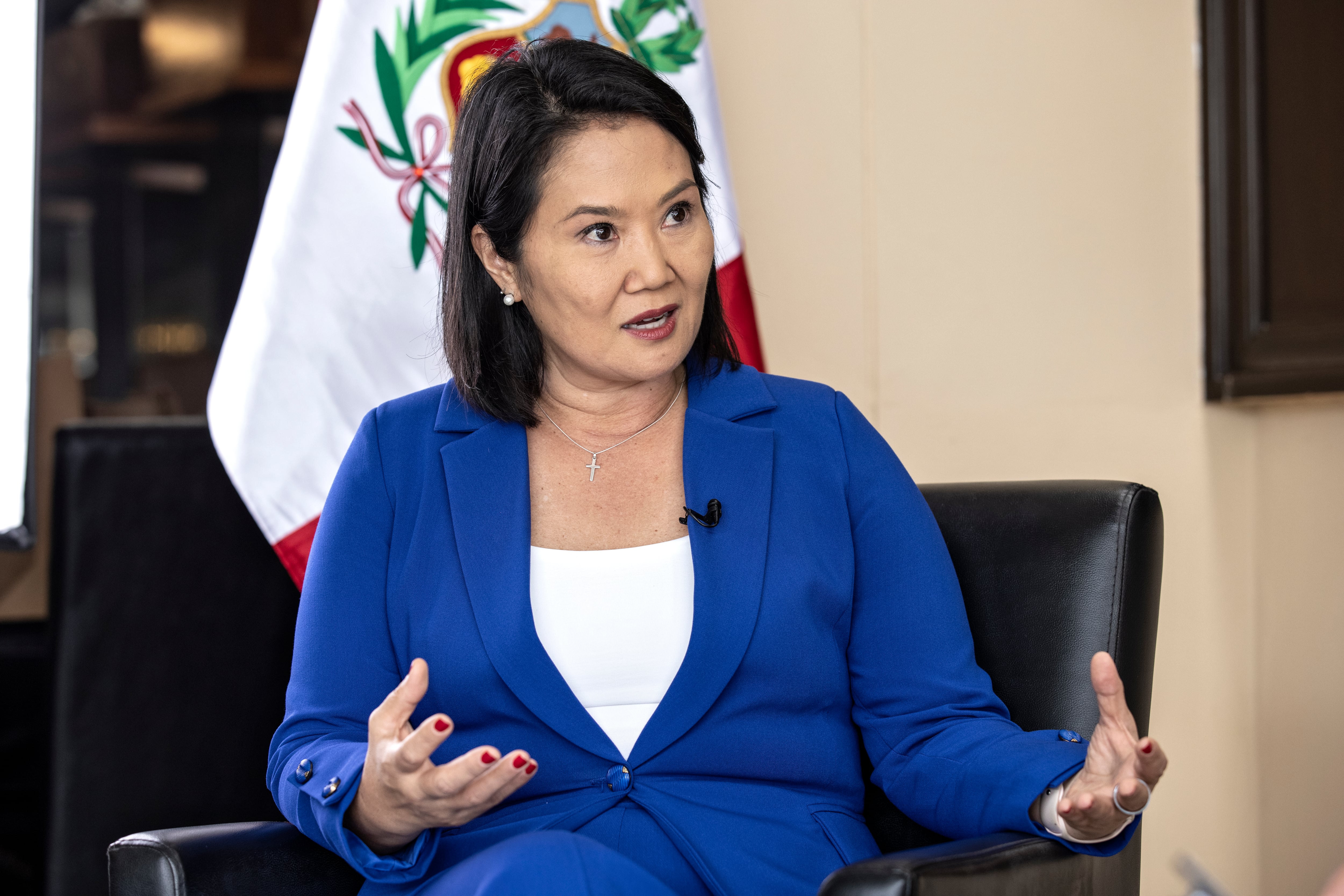 Keiko Fujimori, presidenta electa de Perú.