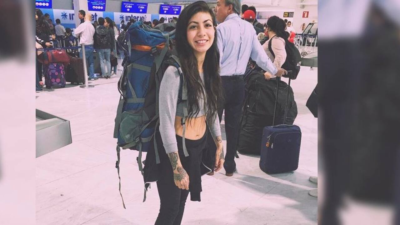 La joven compartía en sus redes sociales la experiencia de poder realizar por primera vez un viaje sola.