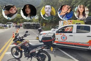 Las cinco jóvenes que murieron en accidente de un bus en la vía Bogotá-La Mesa.
