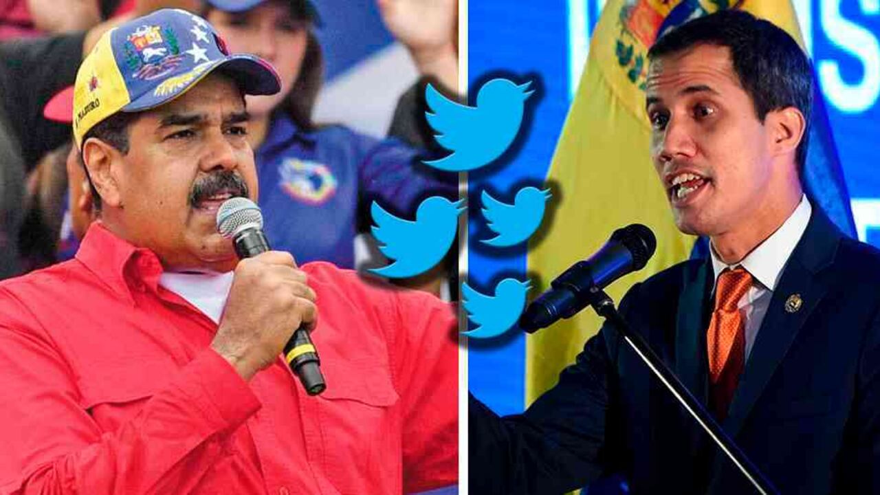 La guerra de trinos ya se siente en casi todas las orillas. ALgunos dirigentes apoyan a Juan Guaidó y otros a Nicolás Maduro.