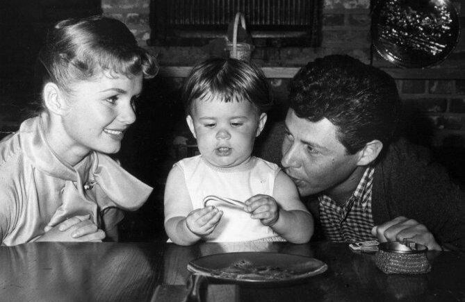 Carrie Fisher, Eddie Fisher y Debbie Reynolds.
