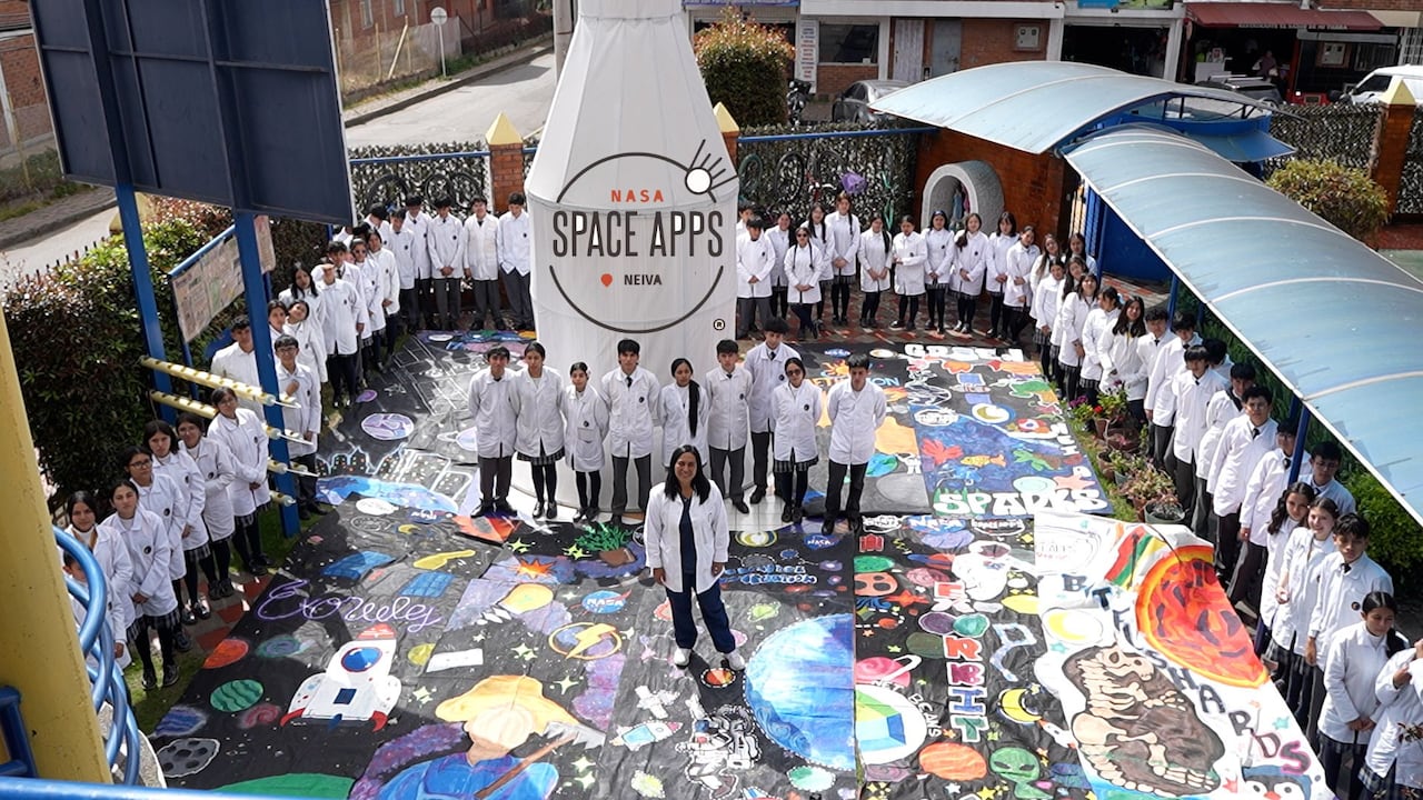 NASA Space Apps Challenge 2024 con sede en el Liceo Lunita de Chía, Cundinamarca