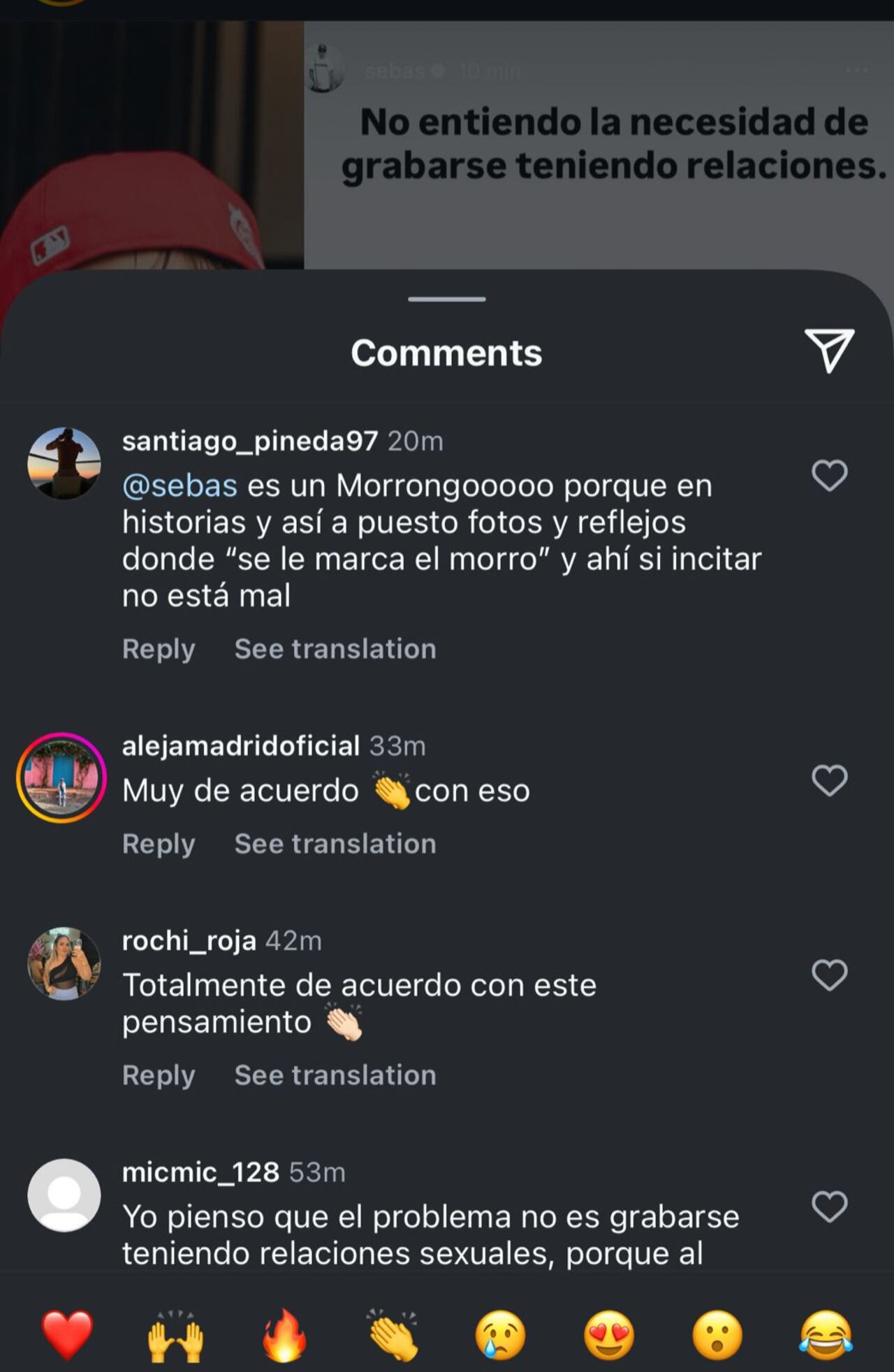 Sebastián Villalobos generó opiniones divididas después de dar su punto de vista del video de Beéle e Isabella.
