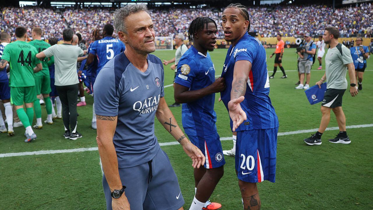Luis Enrique después de la final del Mundial de Clubes.