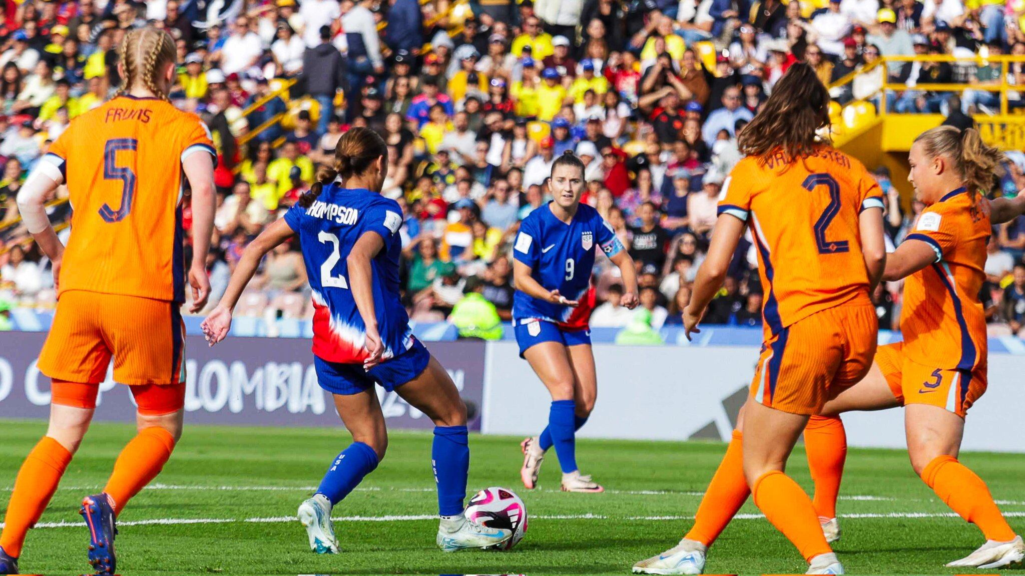 Las norteamericanas se quedaron con el tercer lugar del Mundial femenino Sub-20 Colombia 2024.