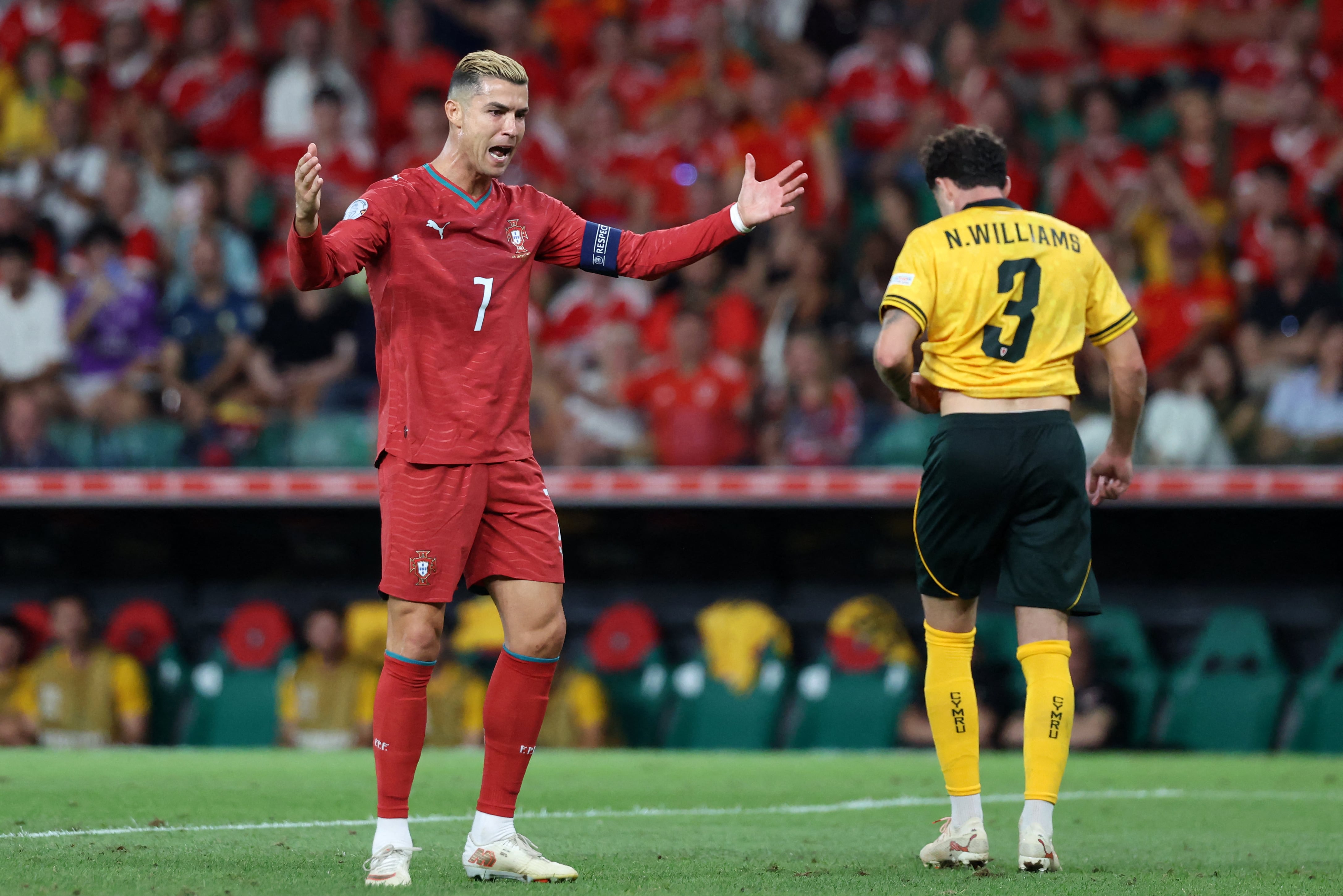 Cristiano Ronaldo vs. Gales en la fecha 1 de la Nations League
