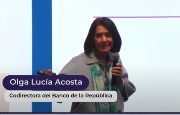 Olga Lucía Acosta, coodirectora del Banco de la República.