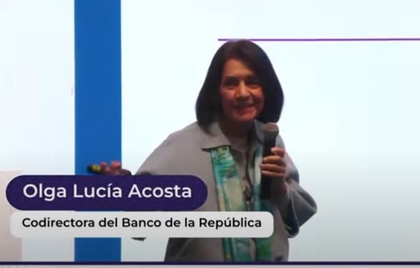 Olga Lucía Acosta, coodirectora del Banco de la República.
