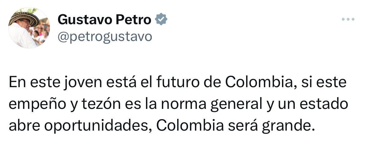 Mensaje presidente Gustavo Petro