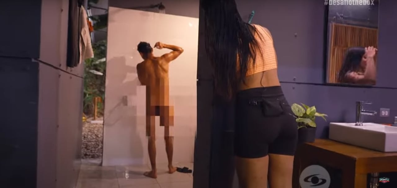 El participante recibió halagos por su cola